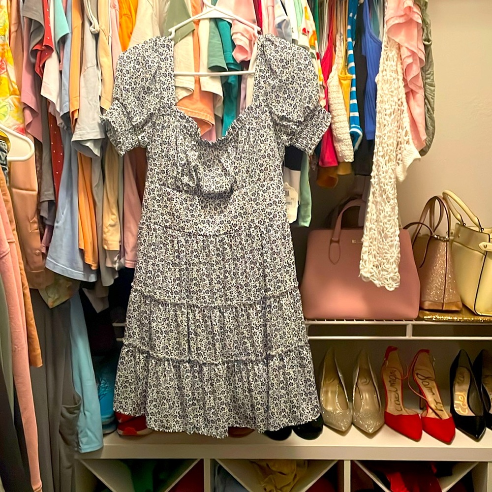 AS Blue and White Dress Size M NWT